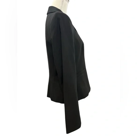Calvin Klein Black Two-Button Blazer Size 8 - Picture 8 of 14
